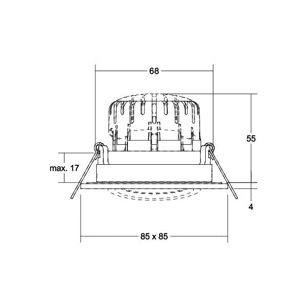 Brumberg Leuchten - Downlight/Strahler/Flutlicht LED-Einbaustrahler 230V 39488173