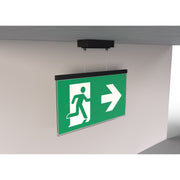 RP-Technik - Sicherheitsleuchte LED-Rettungszeichenleuchte AGDC401WL-AZ EB1h, Wirel., anthr