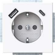 Busch-Jaeger - Steckdose SCHUKO Steckdose 20 EUCB2USBAC-84 SB-A+C
