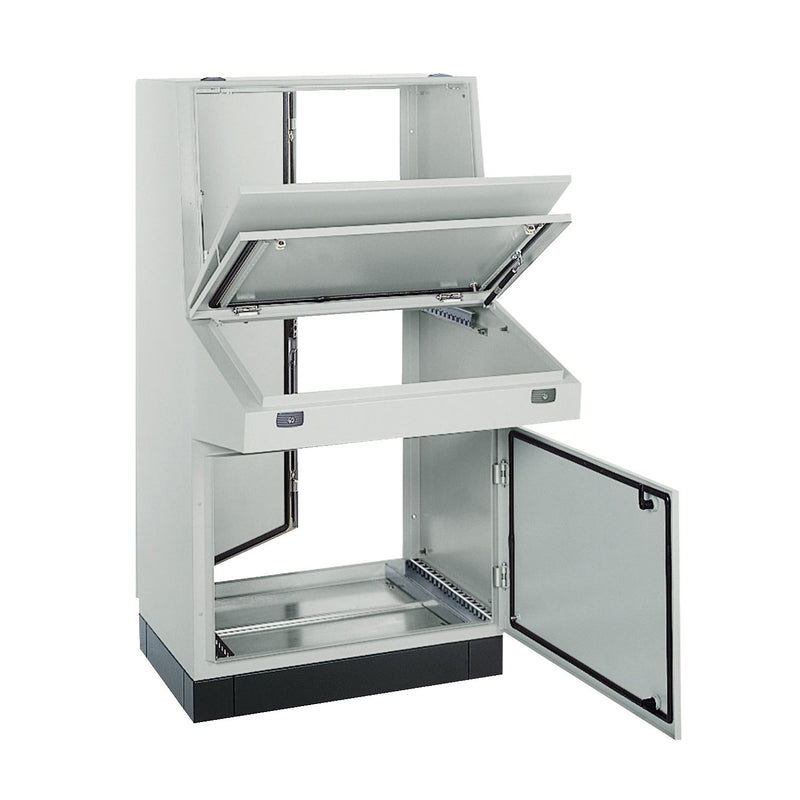 Schneider Electric - Pultsystem Spacial-SD-Steuerpult NSYSDF108 mit Konsole, H1400xB