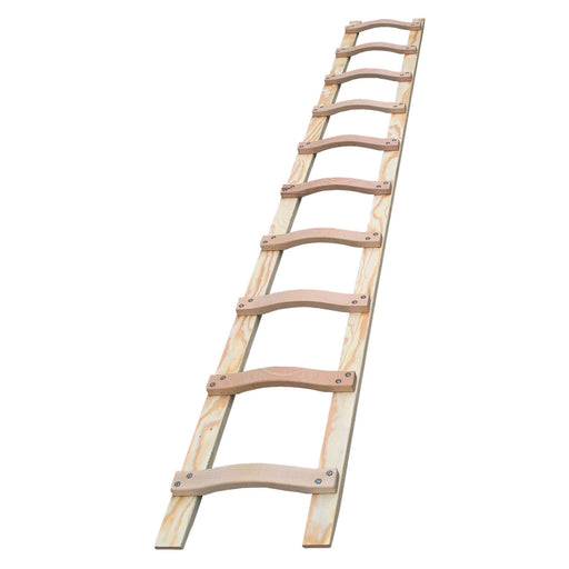 ILLER-LEITER - Sprossenleiter Holz-Dachauflegeleiter 85118 18 Sprossen 5m