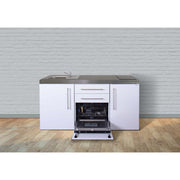 Stengel - Mini-Küche Miniküche Premiumline MPGS170KSGSIKFreBli weiß