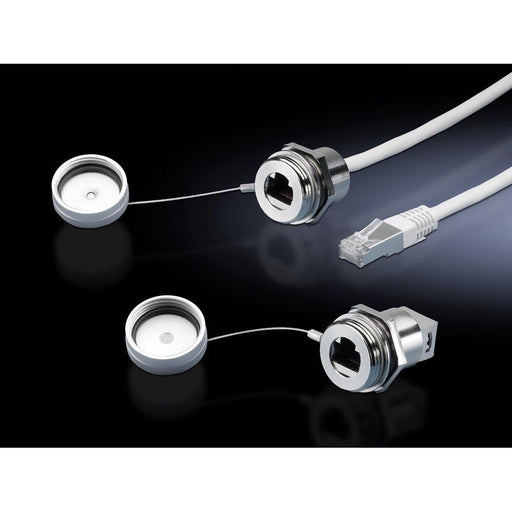 Rittal - Modularer Steckverbinder RJ45-Einbaumodul SZ 2482.730