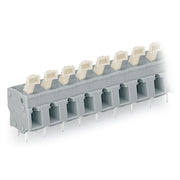 WAGO - Leiterplattenklemme 257-510 Drücker,2,5 mm²,grau − 15 Stück