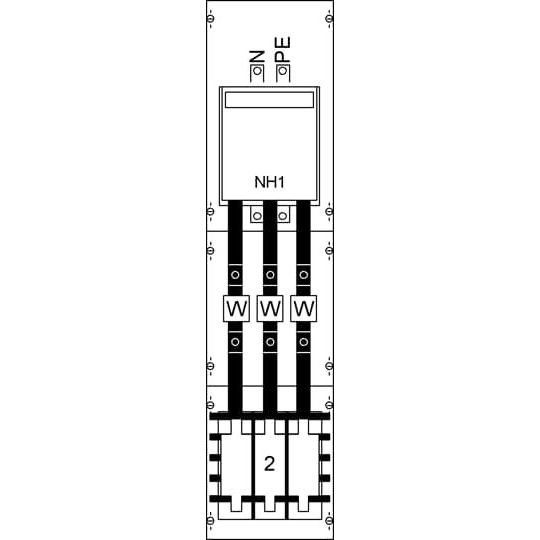 Striebel&John - Zählerfeld Wandlerfeld KA4060 kpl. BH3