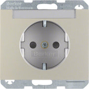 Berker - Steckdose SCHUKO-Steckdose eds 47387004 m.Beschriftungsfeld