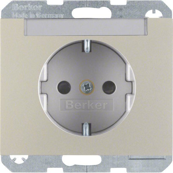 Berker - Steckdose SCHUKO-Steckdose eds 47387004 m.Beschriftungsfeld