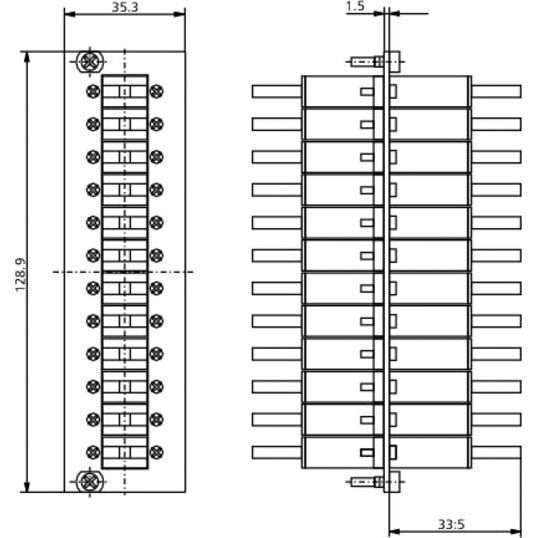 Metz Connect - Patchpanel LWL OpDAT REGpro Frontplatte 15024A5912-E 3HE 12xE2000 SM APC