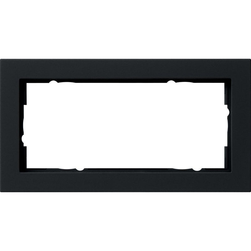 Gira - Abdeckrahmen 2f. sw 100209