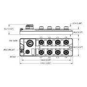 Turck - Feldbus, Dez. Peripherie - Digitales Ein-/Ausgangs-Modul I/O-Hub TBIL-L5-16DXP-AUX