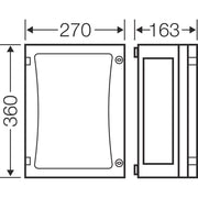 Hensel - Leergehäuse FP 0230 EB-Mass216x306x136mm
