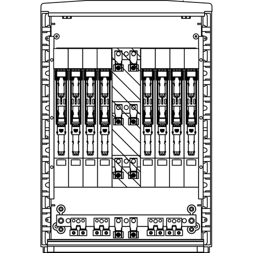 Elsta Mosdorfer - Kabelverteilerschrank LS10C.DV08 mit Sammelschienen