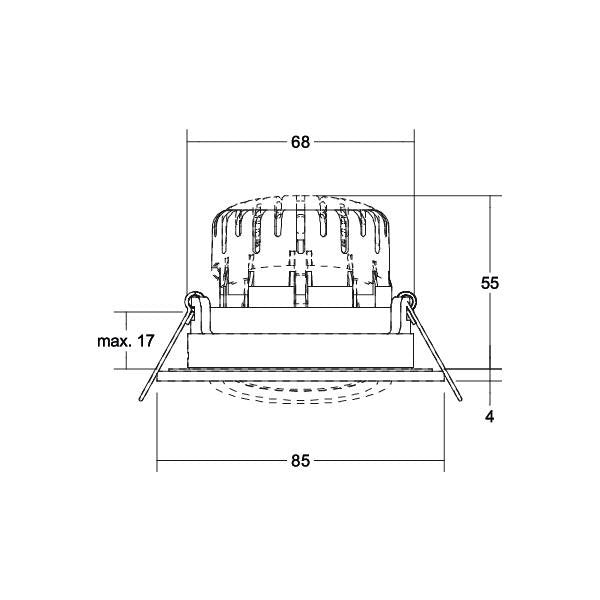 Brumberg Leuchten - Downlight/Strahler/Flutlicht LED-Einbaustrahler 230V 39484183