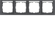 Berker - Abdeckrahmen Rahmen 4fach anth 10249969