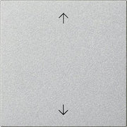 Gira - Abdeckung/Bedienelement für Installationsschalterprogramme Wippe 1-fach 538926 Alu