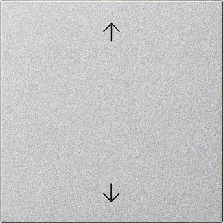 Gira - Abdeckung/Bedienelement für Installationsschalterprogramme Wippe 1-fach 538926 Alu