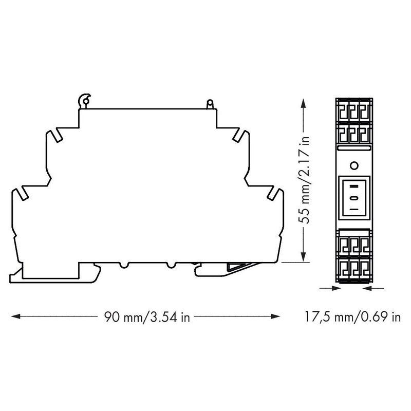 WAGO - Schaltrelais Schaltrelais-Baustein 789-323 24VDC,1S, Hand
