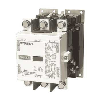 Mitsubishi Electric - Leistungsschütz zum Schalten von Wechselstrom Leistungsschütz SD-N220 DC24V 2A2B