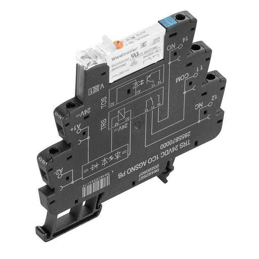 Weidmüller - Schaltrelais Koppelrelais TRS24VDC1COAGSNOAUPB 24 V DC 20 %, 1W − 10 Stück