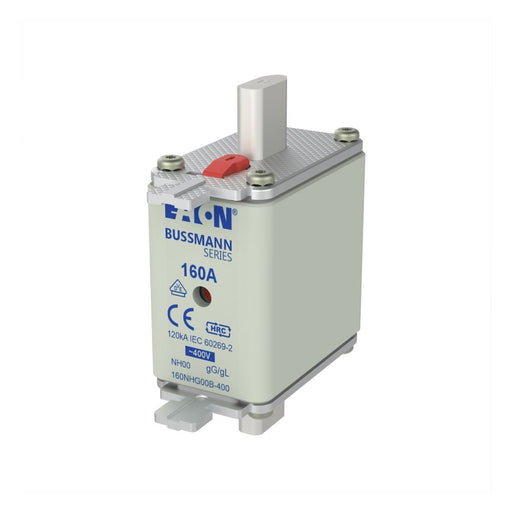 Eaton - Messersicherung Sicherungseinsatz Nieders. 160NHG00B-400 160A AC 400V 120kA − 3 Stück