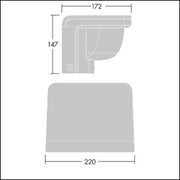 Thorn - Decken-/Wandleuchte LED-Wandstrahler RAA L 1L50 #96631792 3000K