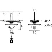 Niedax - Befestigungsklammer EKLIPS-Akustikbaubf. JHX-38S − 100 Stück