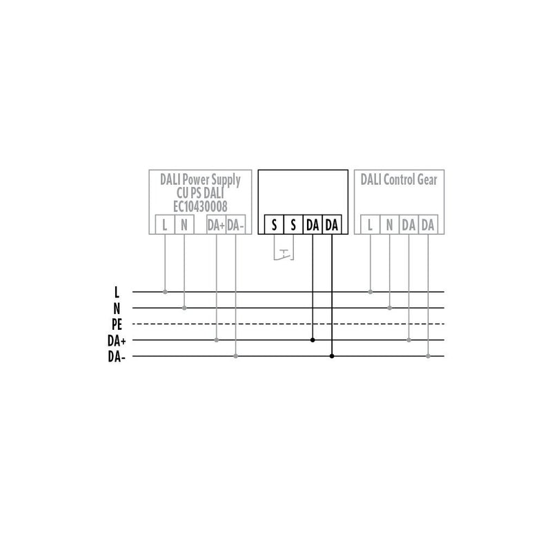 ESYLUX - Bussystem-Bewegungsmelder Design-Präsenzmelder PD-FLAT #EP10428715 DALI