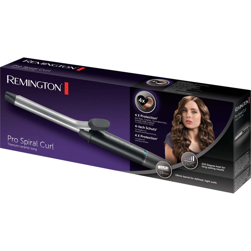 Remington - Haartrockner/Haarstyler Lockenstab CI5519 Pro Curl (19mm) − 6 Stück