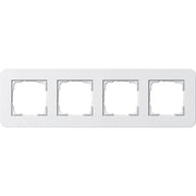 Gira - Abdeckrahmen 4fach 0214410 Reinweiß/Reinweiß