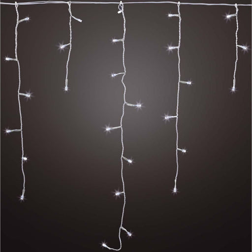 Hellum - Festbeleuchtung LED-Eislichtvorhang 180flg 565171 LEDs ww