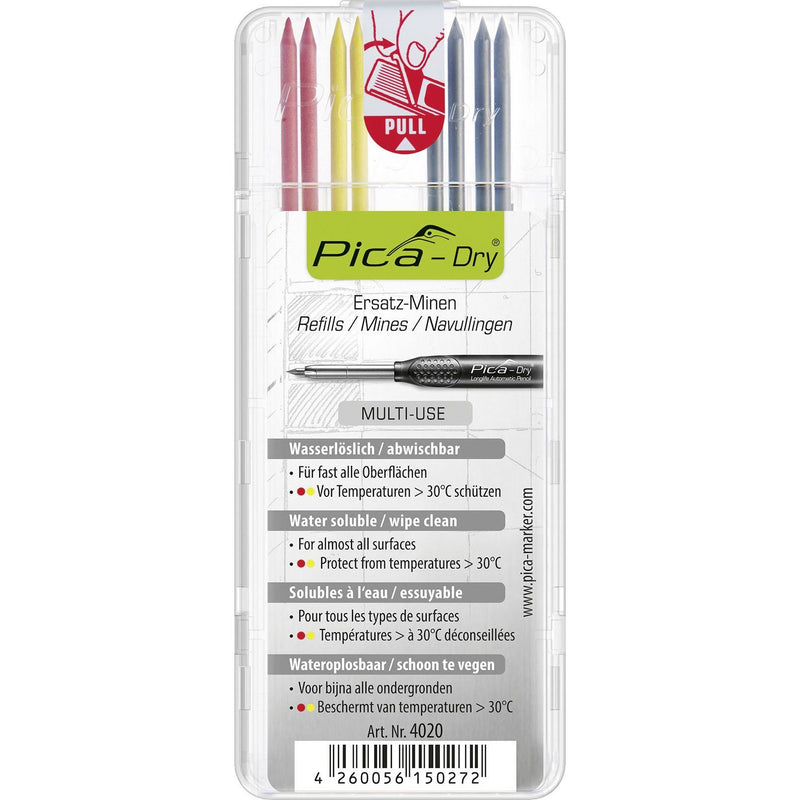 Pica-Marker - Markierungsstift DRY Minen-Set 4020 (VE8) Basis