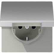 Jung - Steckdose SCHUKO Steckdose AL 1520 NKL 16 A 250 V,Aluminium