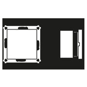 Jung - Behindertenelement für Installationsschalterprogramme Netzteil aws NRS AS 0834 NT WW ohne Rahmen