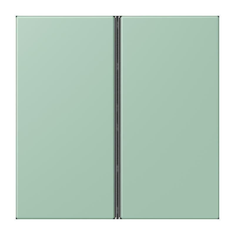 Jung - Abdeckung/Bedienelement für Installationsschalterprogramme Tastensatz 2fach LC 402 TSA 217 vert anglais clair