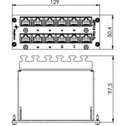 Telegärtner - Patchpanel Kupfer Mini-Verteiler Cat.6A 3HE 100007000 MPD12-HS K 10TE