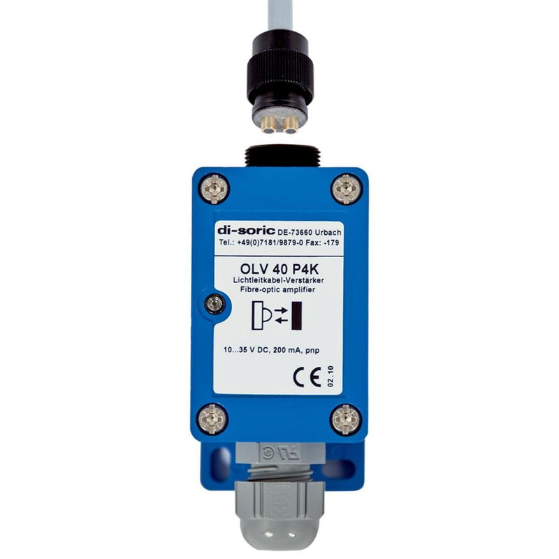 Di-soric - Lichtleitersensor/Lichtleiterverstärker Glasfaser-Lichtleiter OLV 40 P4K Verstärker, pnp