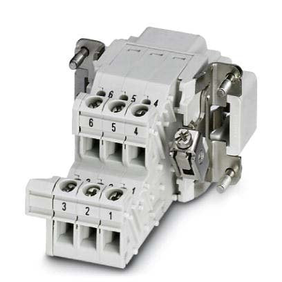 Phoenix Contact - Kontakteinsatz für Rechtecksteckverbinder Klemmenadapter HC-B 6-A-UT-PEL-M − 5 Stück