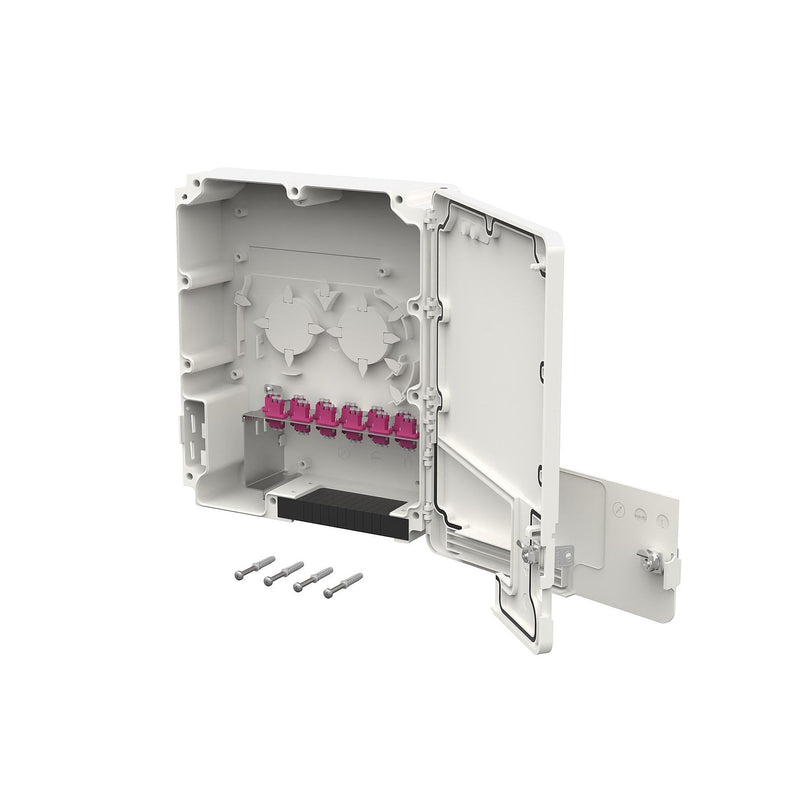 Metz Connect - Patchpanel LWL OpDAT MV 12xLC-D OM4 VIK 15036007512-E IP54