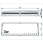 Telegärtner - Patchpanel Kupfer Mini-Verteiler TH35/AP 100007004 MPD16-HS K, Cat.6A