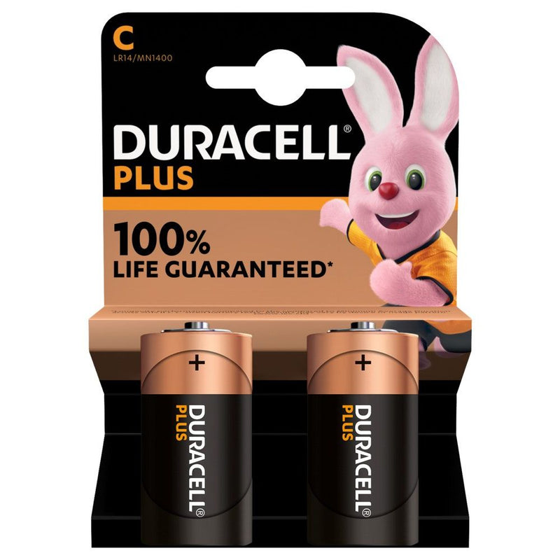 Hückmann - Batterie Duracell Baby C 147294 (VE2) PlusPower 1,5V