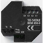 Siedle&Söhne - Zusatzgerät für Türkommunikation Bus-Eingangs-Modul BEM 650-02 Schwarz