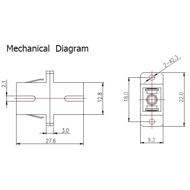 EFB-Elektronik - LWL-Kupplung SC-APC Simplex Kupplung 53302.32 SM