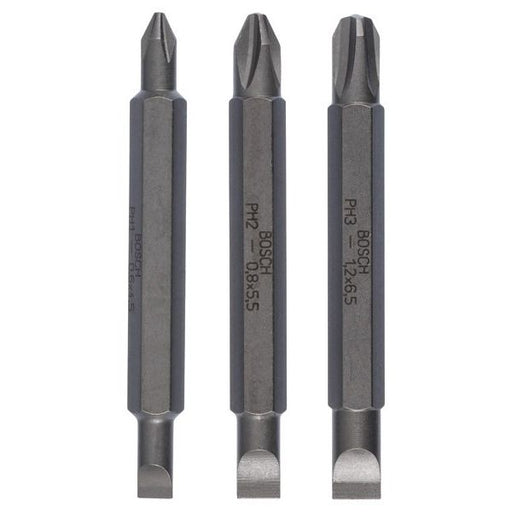 Bosch - Bit-Set Doppelklingenbit-Set, 2607001746 3-teilig S0,6x4,5