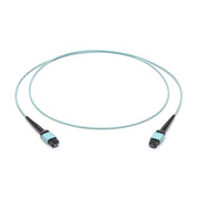 Corning - Patchkabel LWL LWL-Patchkabel 8F MPO PC JEBEC08QEZ-NB001M BU/ST OM4 1m türkis
