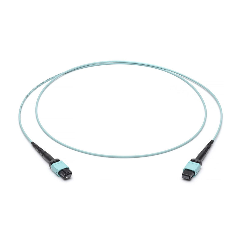 Corning - Patchkabel LWL LWL-Patchkabel 8F MPO PC JEBEC08QEZ-NB001M BU/ST OM4 1m türkis