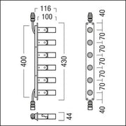 Zumtobel Group - Wegeleuchte Rohrleuchte SUSY CL 6P #42185394 4000K