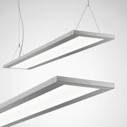 Trilux - Pendelleuchte LED - Hängeleuchte Luceos D/H1 #8233451 840, DALI, silber