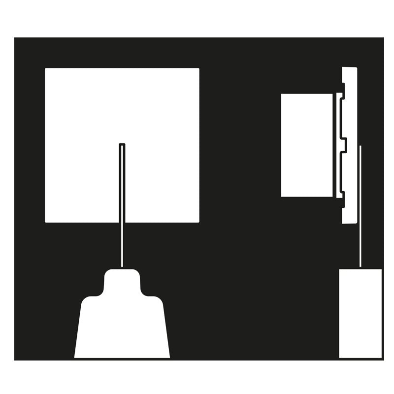 Jung - Behindertenelement für Installationsschalterprogramme Notrufsystem Zugtaster NRS LC 0834 ZT 246 rose vif