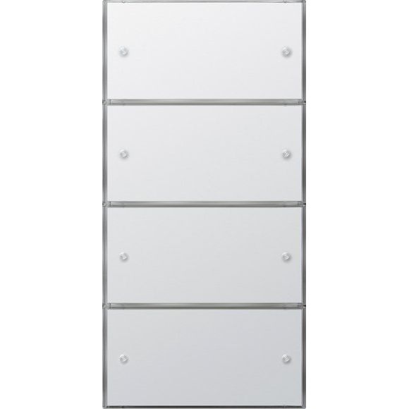 Gira - Bussystem-Tastsensor KNX Tastsensor 3 Komfort 2035112 4.fach, (2+2) rws