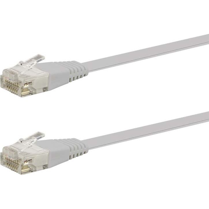 E+P Elektrik - Patchkabel Kupfer Flachkabel Cat.6 CCF 142/15 GRAU 15m